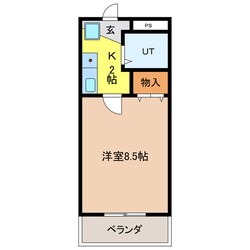 ベストハイツ牛牧の物件間取画像